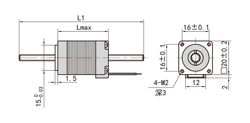 貫通式直線步進(jìn)電機(jī)-8HY30L