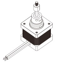 35mm系列固定軸式直線(xiàn)步進(jìn)電機(jī)-14HYA