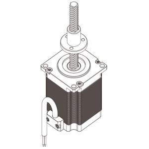 57mm外部驅(qū)動(dòng)式直線步進(jìn)電機(jī)-23HY56