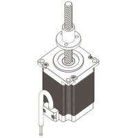86mm推桿式直線步進(jìn)電機(jī)-34HYA