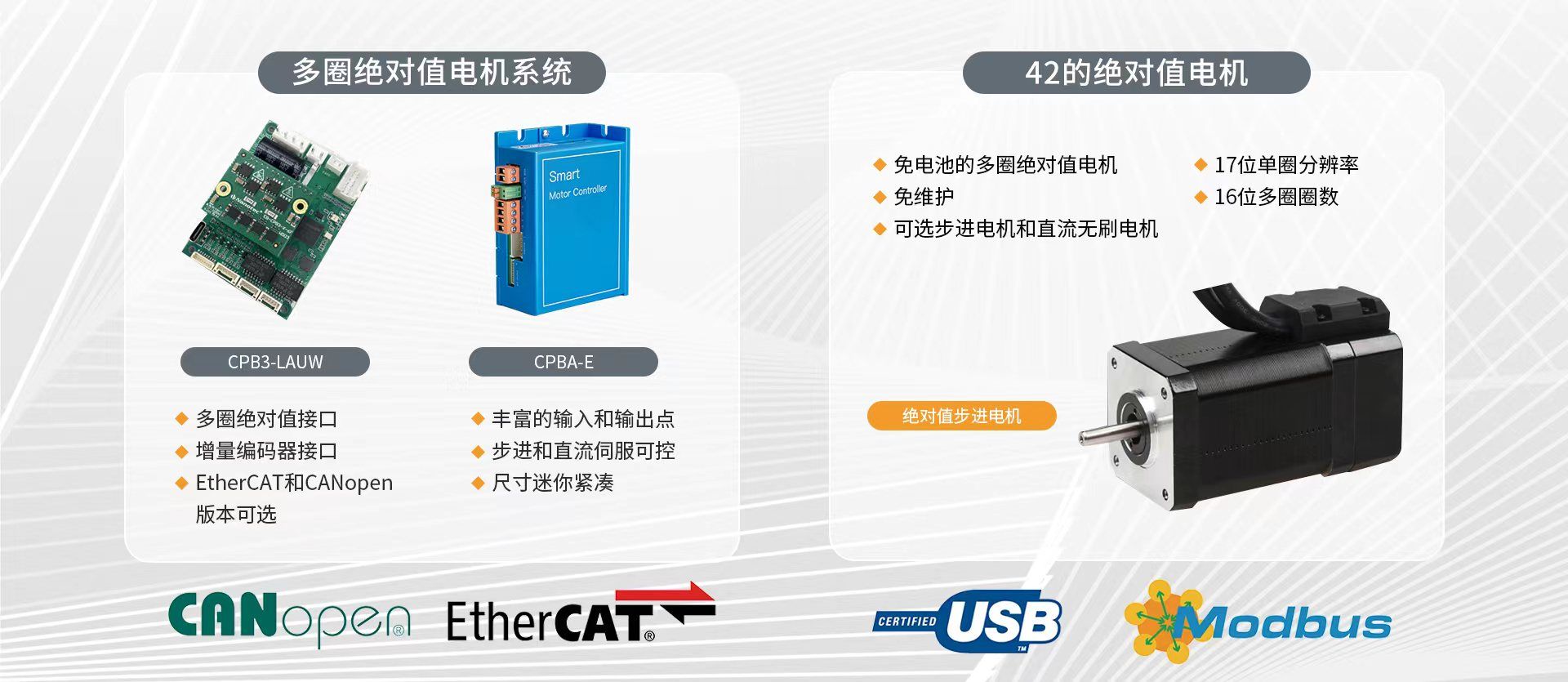 免電絕對值電機(jī)，高精度絕對值步進(jìn)馬達(dá)發(fā)布，精度高達(dá)17位。